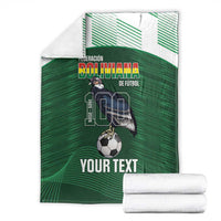 Custom Bolivia Football Blanket 100th Anniversary Andean Condor Proud - Wonder Print Shop