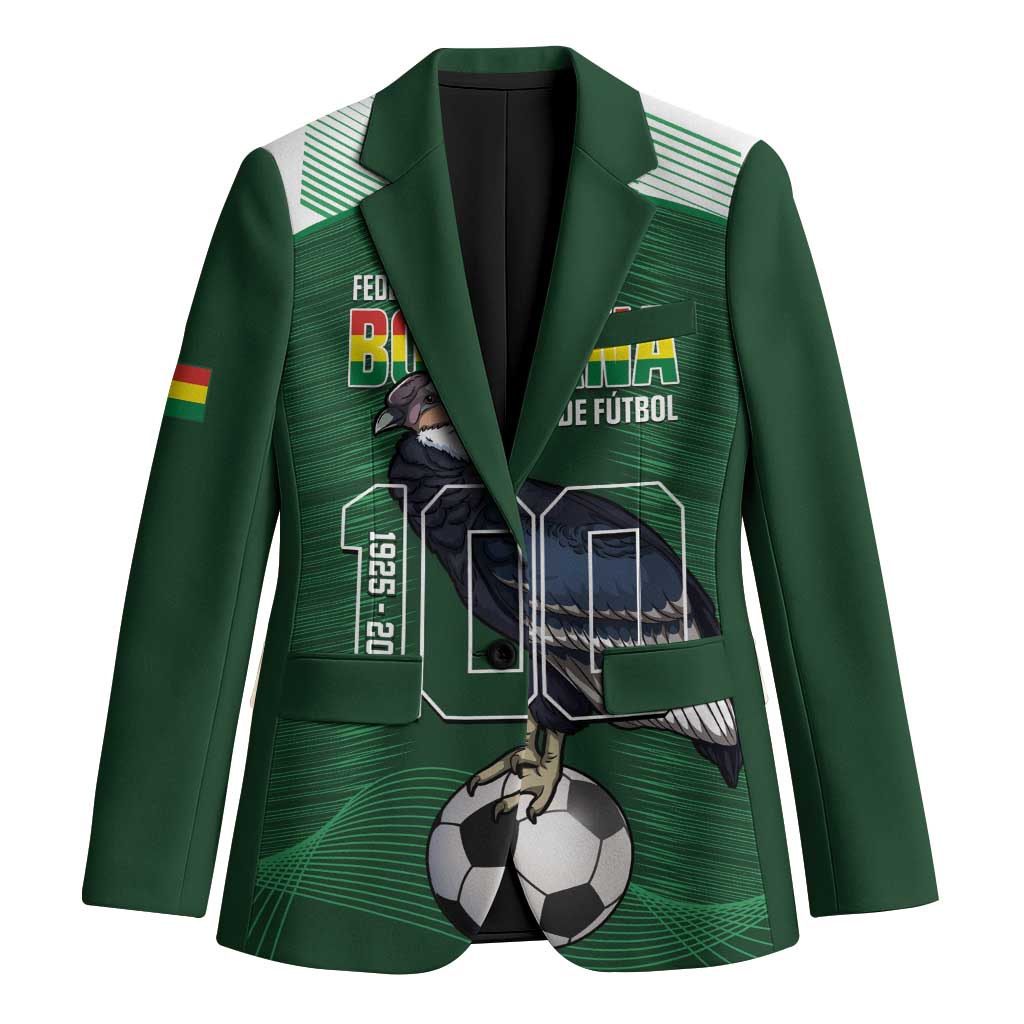 Custom Bolivia Football Blazer 100th Anniversary Andean Condor Proud - Wonder Print Shop