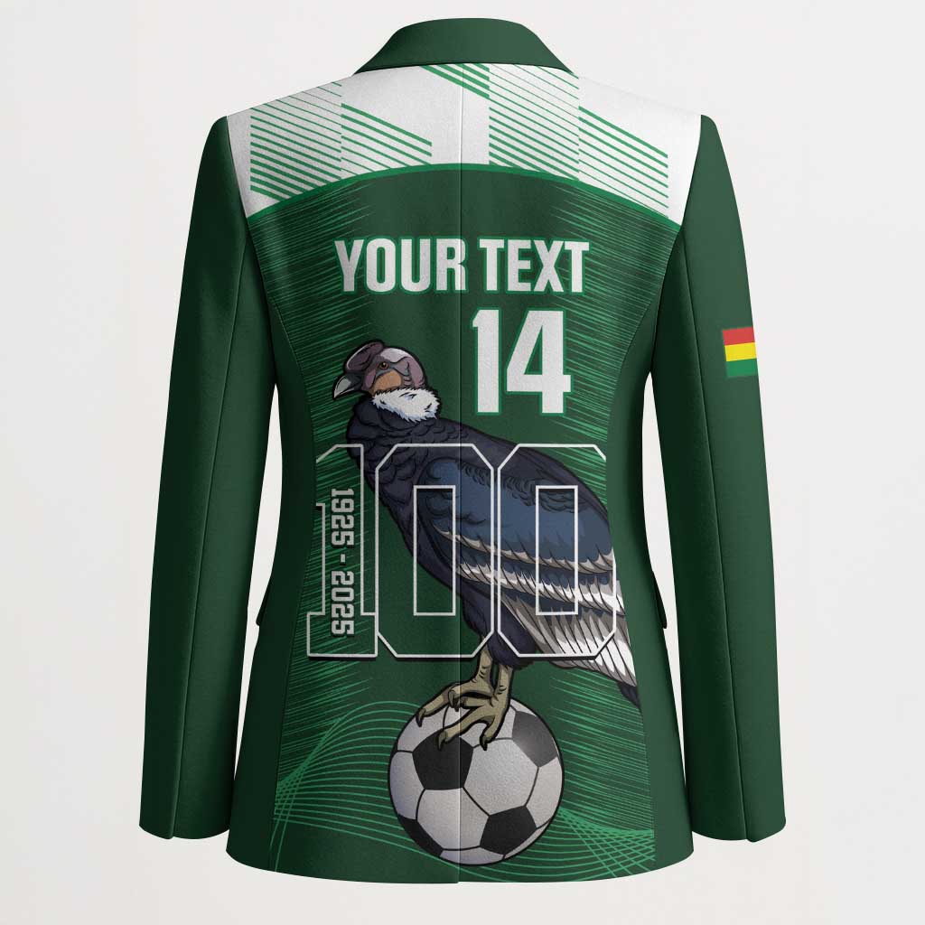 Custom Bolivia Football Blazer 100th Anniversary Andean Condor Proud - Wonder Print Shop