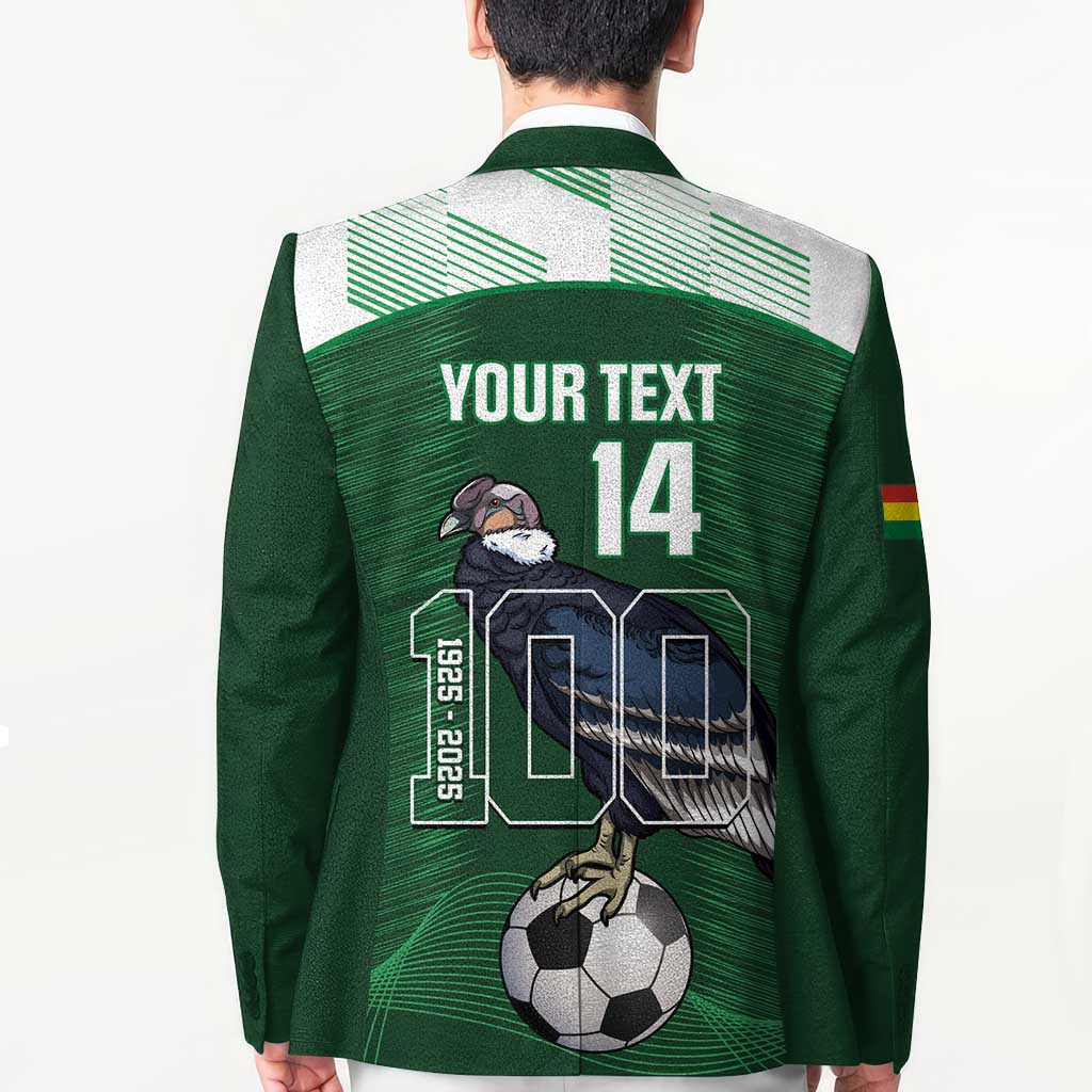 Custom Bolivia Football Blazer 100th Anniversary Andean Condor Proud - Wonder Print Shop