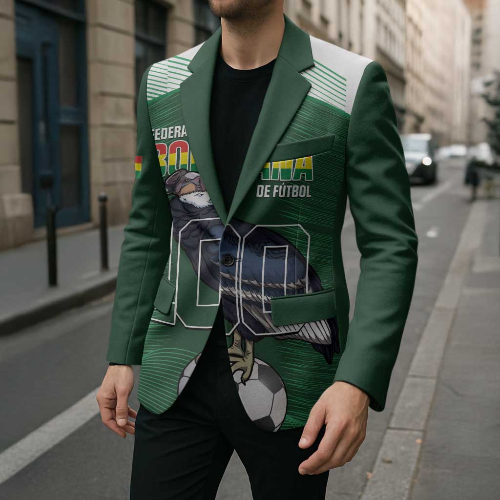 Custom Bolivia Football Blazer 100th Anniversary Andean Condor Proud - Wonder Print Shop