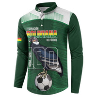 Custom Bolivia Football Button Sweatshirt 100th Anniversary Andean Condor Proud - Wonder Print Shop