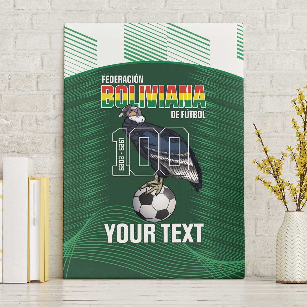 Custom Bolivia Football Canvas Wall Art 100th Anniversary Andean Condor Proud - Wonder Print Shop