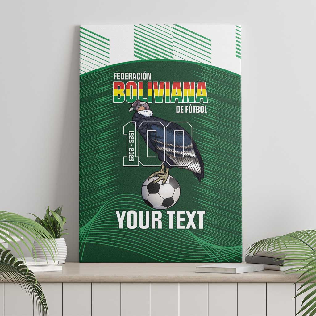 Custom Bolivia Football Canvas Wall Art 100th Anniversary Andean Condor Proud - Wonder Print Shop
