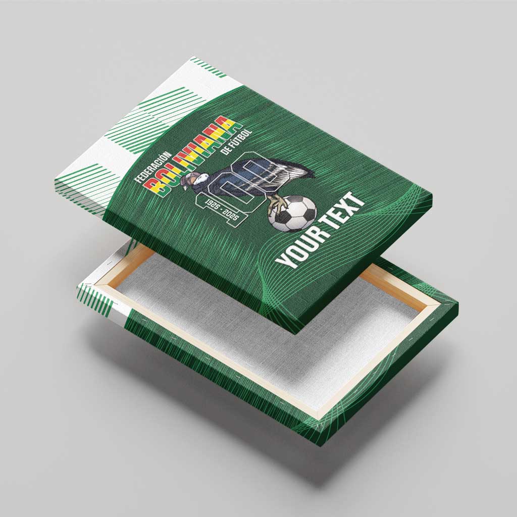 Custom Bolivia Football Canvas Wall Art 100th Anniversary Andean Condor Proud - Wonder Print Shop