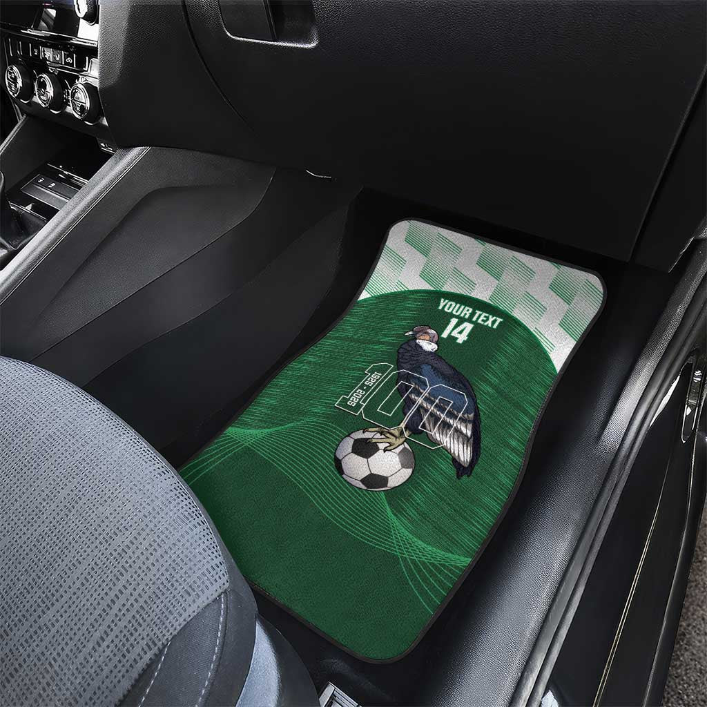 Custom Bolivia Football Car Mats 100th Anniversary Andean Condor Proud - Wonder Print Shop