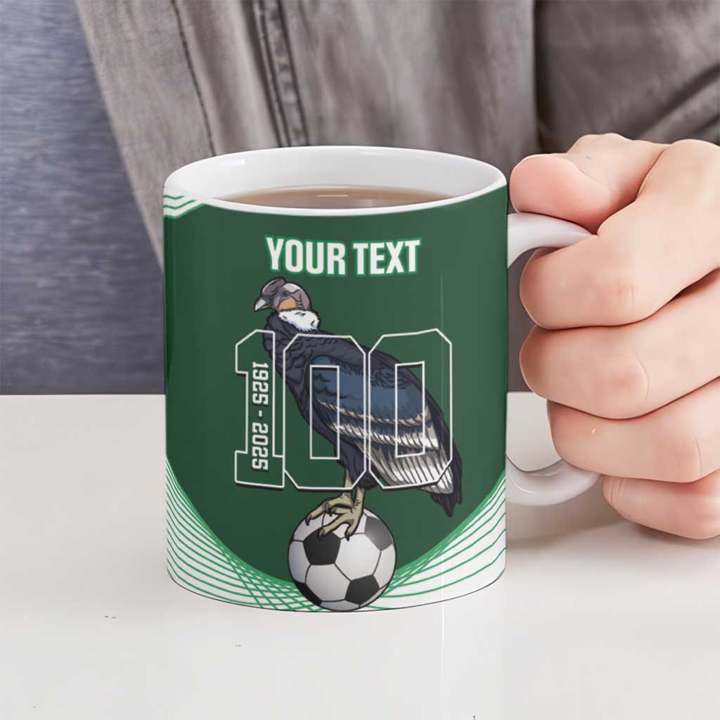 Custom Bolivia Football Ceramic Mug 100th Anniversary Andean Condor Proud - Wonder Print Shop