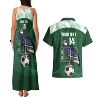 Custom Bolivia Football Couples Matching Tank Maxi Dress and Hawaiian Shirt 100th Anniversary Andean Condor Proud - Wonder Print Shop