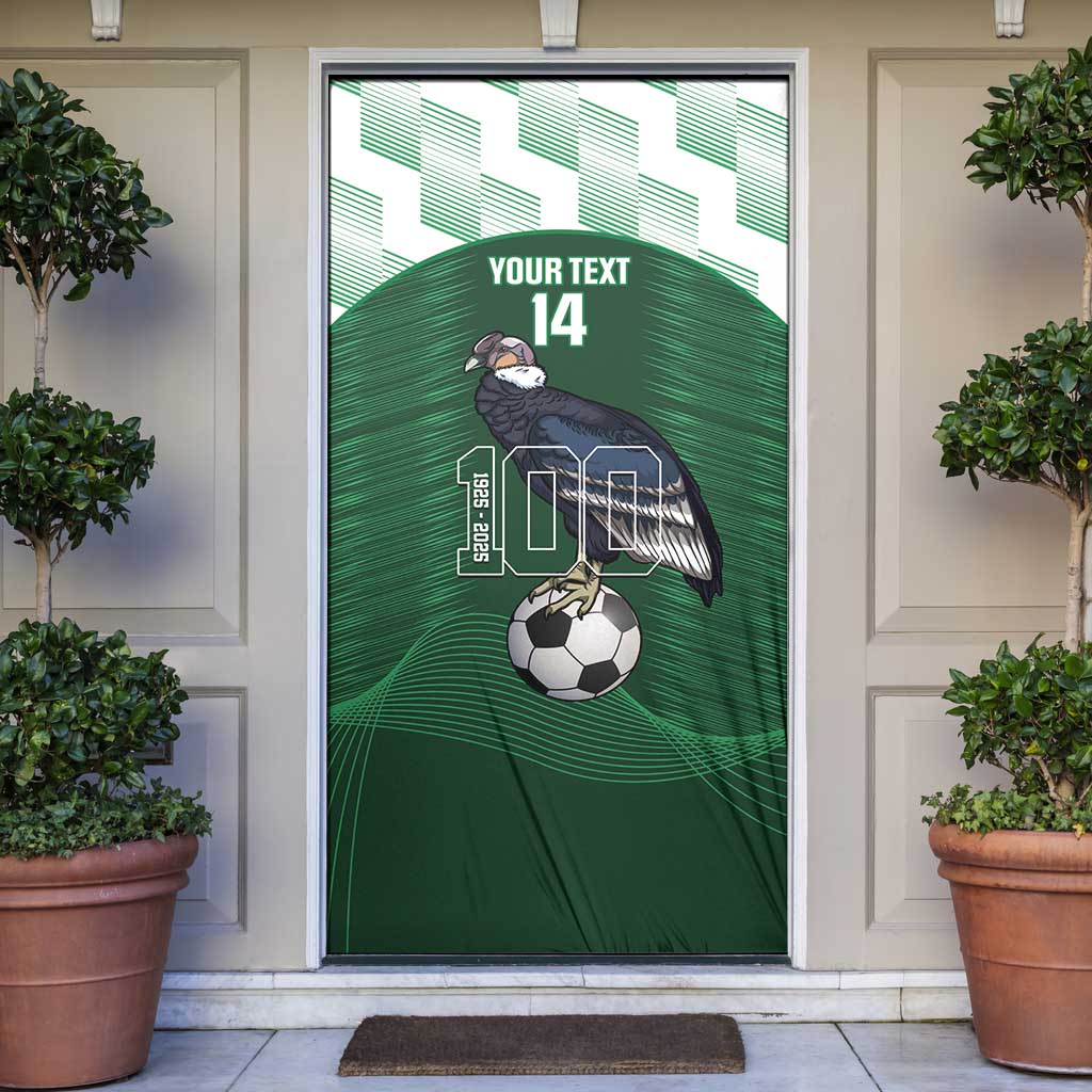 Custom Bolivia Football Door Cover 100th Anniversary Andean Condor Proud - Wonder Print Shop