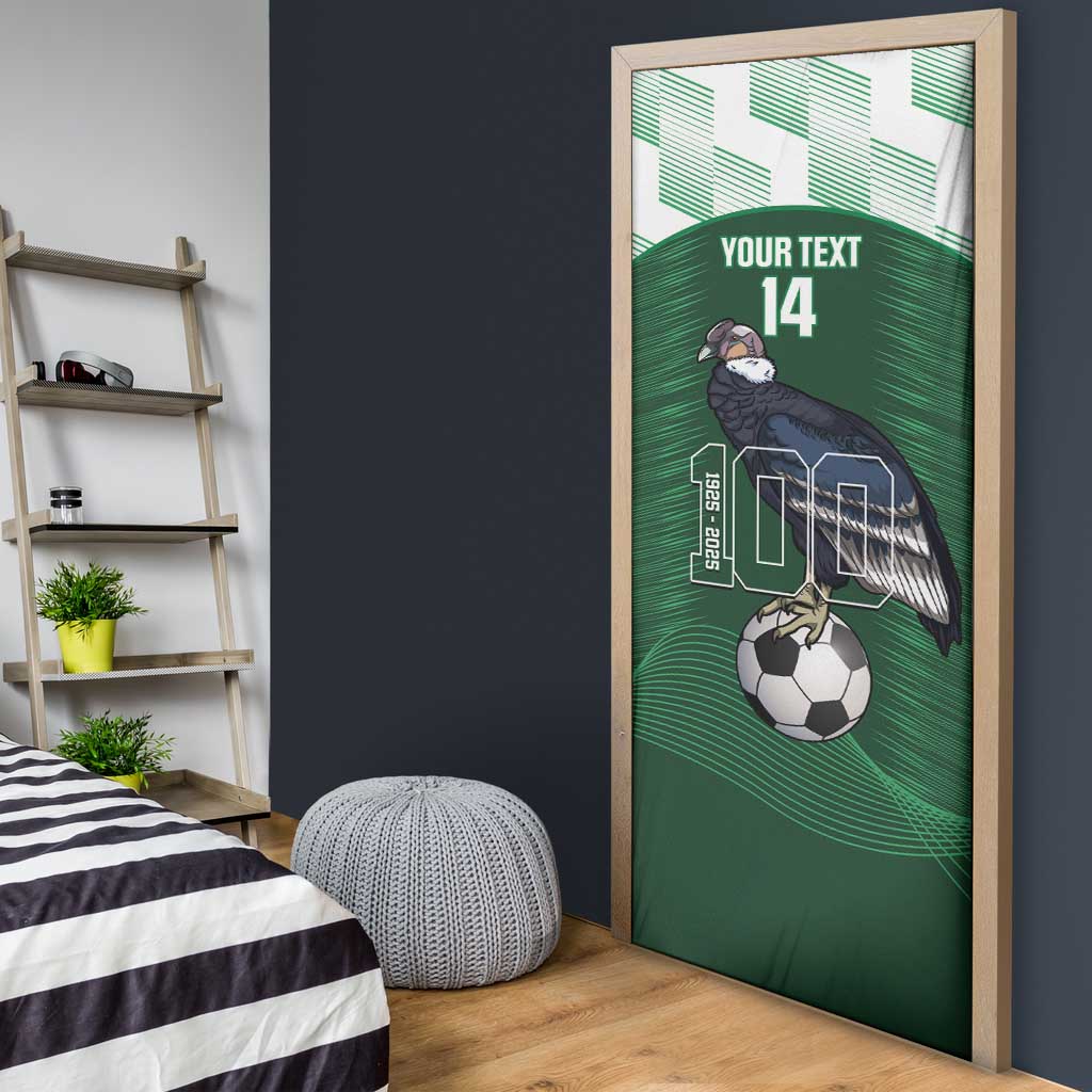 Custom Bolivia Football Door Cover 100th Anniversary Andean Condor Proud - Wonder Print Shop