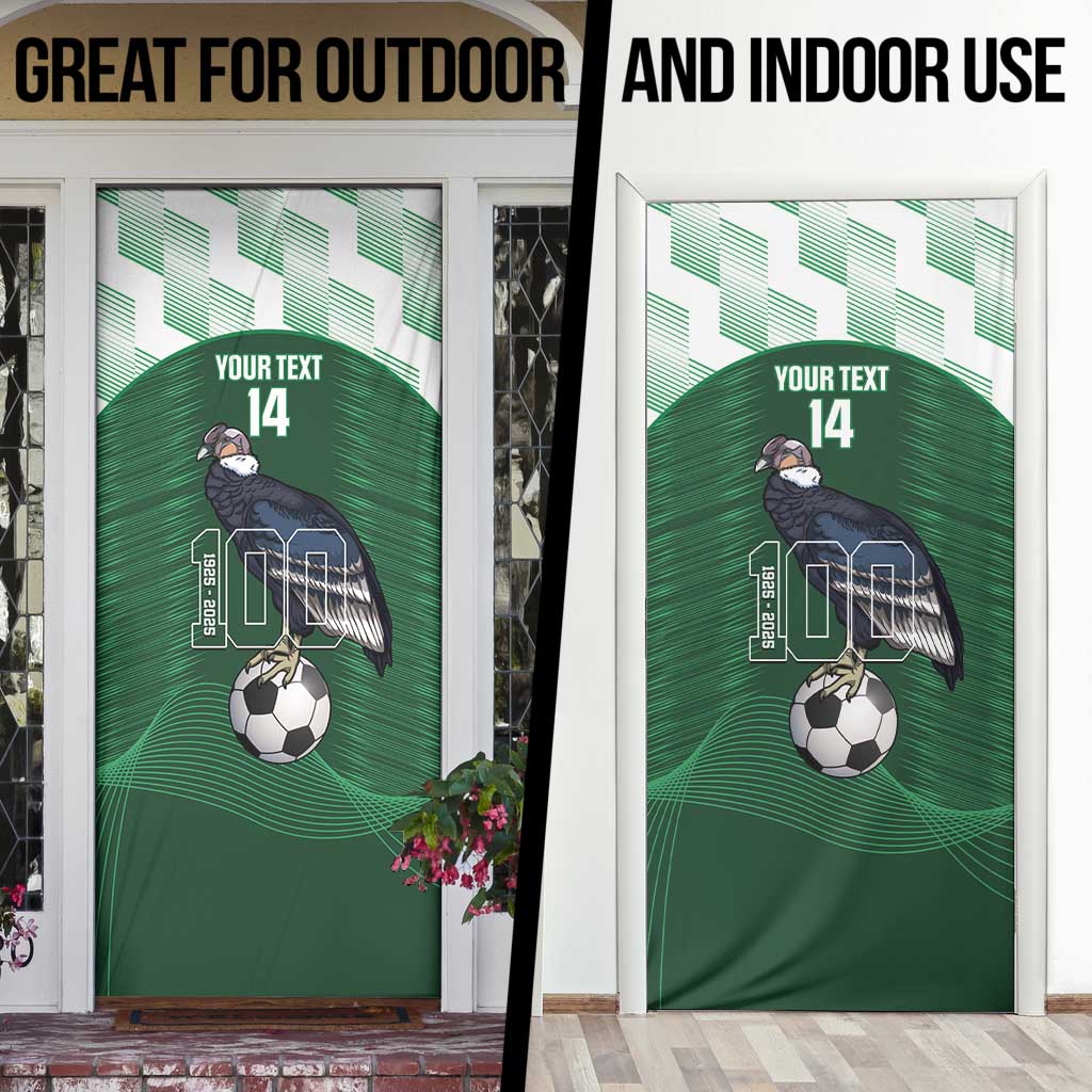 Custom Bolivia Football Door Cover 100th Anniversary Andean Condor Proud - Wonder Print Shop