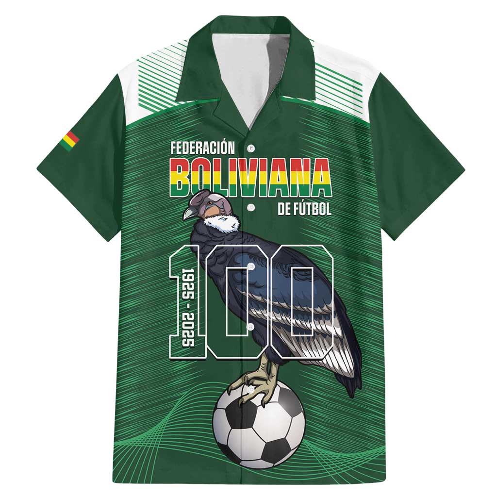 Custom Bolivia Football Family Matching Mermaid Dress and Hawaiian Shirt 100th Anniversary Andean Condor Proud - Wonder Print Shop
