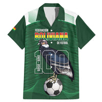 Custom Bolivia Football Family Matching Mermaid Dress and Hawaiian Shirt 100th Anniversary Andean Condor Proud - Wonder Print Shop