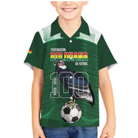 Custom Bolivia Football Family Matching Mermaid Dress and Hawaiian Shirt 100th Anniversary Andean Condor Proud - Wonder Print Shop