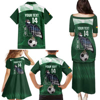 Custom Bolivia Football Family Matching Puletasi and Hawaiian Shirt 100th Anniversary Andean Condor Proud - Wonder Print Shop