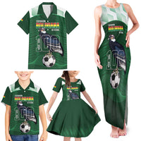 Custom Bolivia Football Family Matching Tank Maxi Dress and Hawaiian Shirt 100th Anniversary Andean Condor Proud - Wonder Print Shop