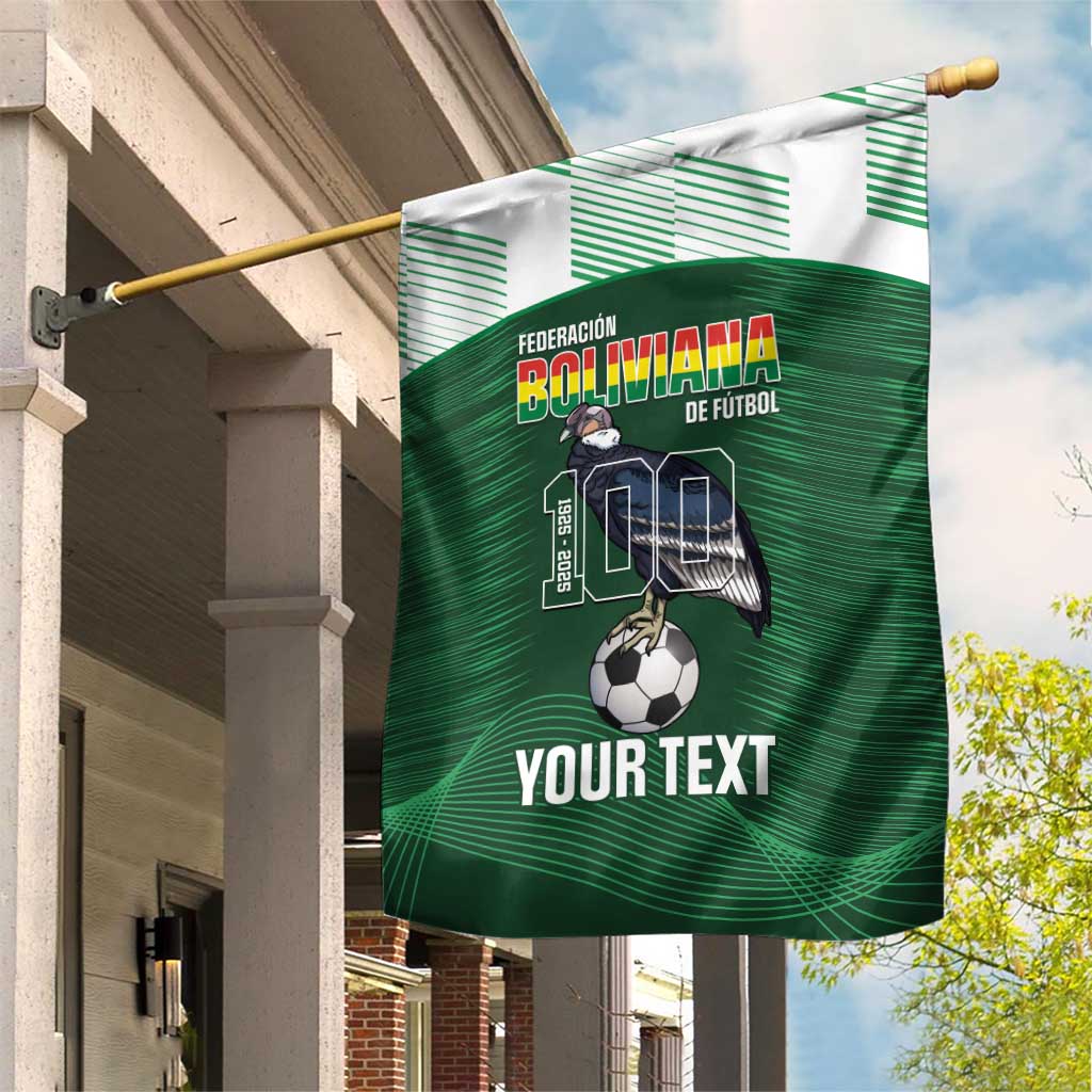Custom Bolivia Football Garden Flag 100th Anniversary Andean Condor Proud - Wonder Print Shop