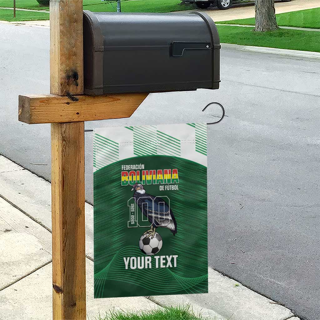 Custom Bolivia Football Garden Flag 100th Anniversary Andean Condor Proud - Wonder Print Shop