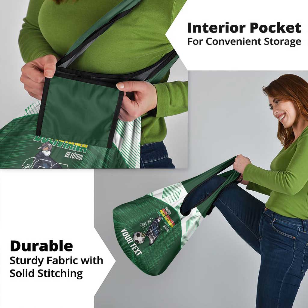 Custom Bolivia Football Grocery Bag 100th Anniversary Andean Condor Proud - Wonder Print Shop