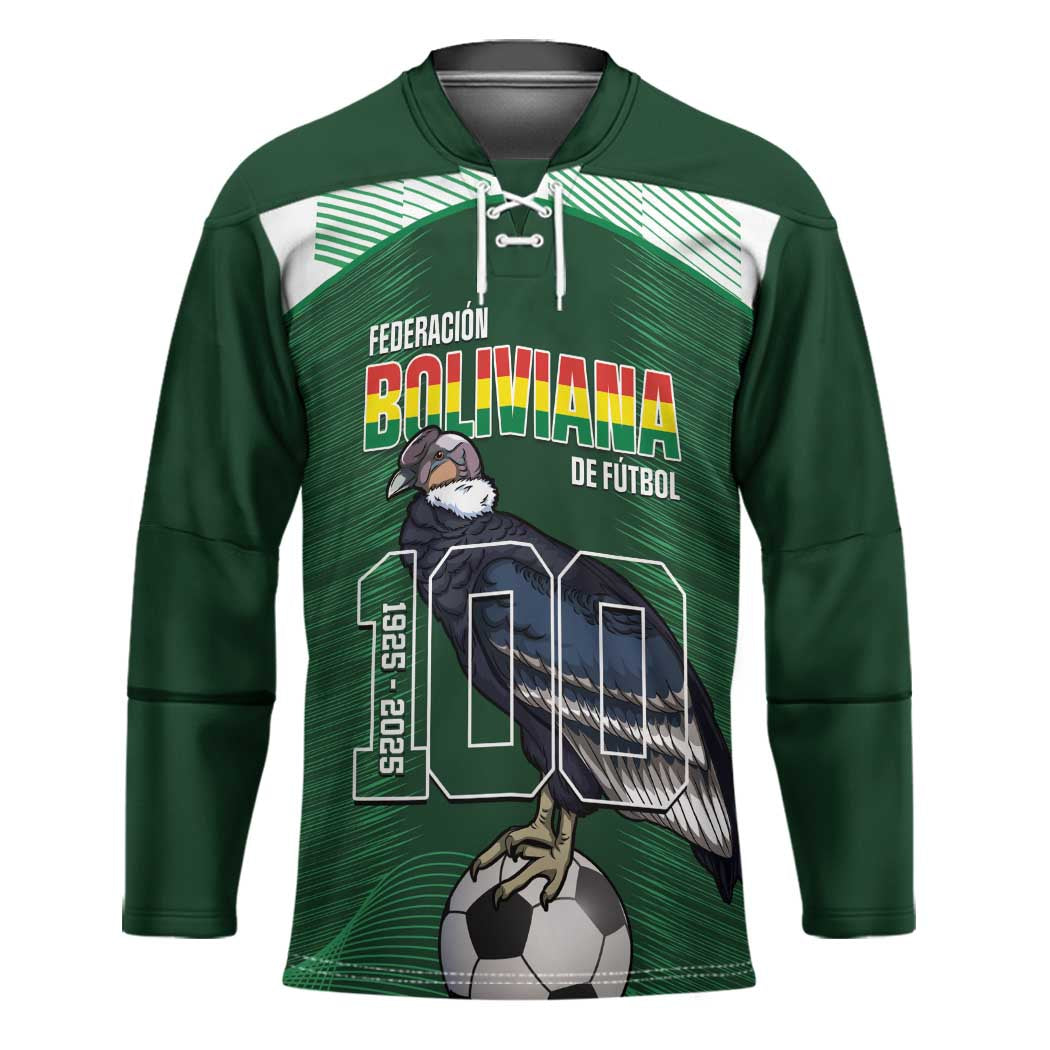 Custom Bolivia Football Hockey Jersey 100th Anniversary Andean Condor Proud - Wonder Print Shop