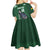 Custom Bolivia Football Kid Short Sleeve Dress 100th Anniversary Andean Condor Proud - Wonder Print Shop