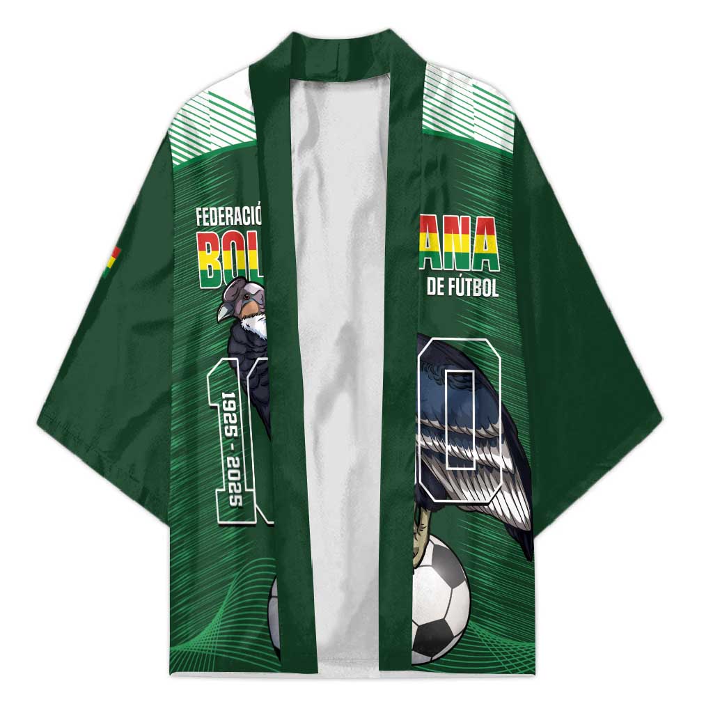 Custom Bolivia Football Kimono 100th Anniversary Andean Condor Proud - Wonder Print Shop