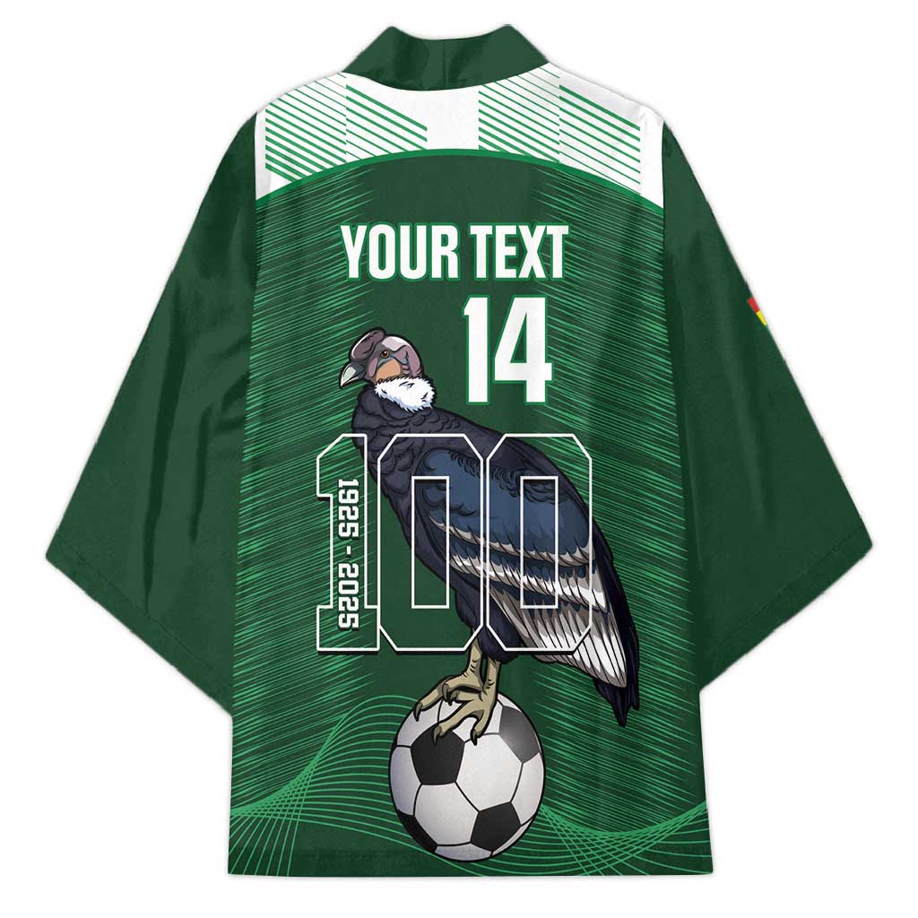Custom Bolivia Football Kimono 100th Anniversary Andean Condor Proud - Wonder Print Shop