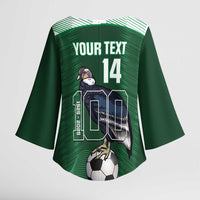 Custom Bolivia Football Kimono Sleeve Blouse 100th Anniversary Andean Condor Proud - Wonder Print Shop