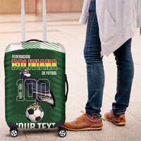 Custom Bolivia Football Luggage Cover 100th Anniversary Andean Condor Proud - Wonder Print Shop