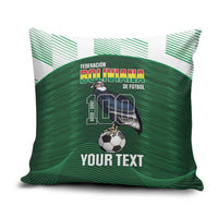 Custom Bolivia Football Pillow Cover 100th Anniversary Andean Condor Proud - Wonder Print Shop