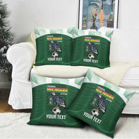 Custom Bolivia Football Pillow Cover 100th Anniversary Andean Condor Proud - Wonder Print Shop