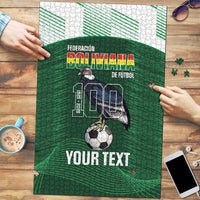 Custom Bolivia Football Puzzle 100th Anniversary Andean Condor Proud - Wonder Print Shop