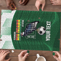 Custom Bolivia Football Puzzle 100th Anniversary Andean Condor Proud - Wonder Print Shop