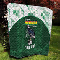 Custom Bolivia Football Quilt 100th Anniversary Andean Condor Proud - Wonder Print Shop