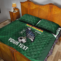 Custom Bolivia Football Quilt Bed Set 100th Anniversary Andean Condor Proud - Wonder Print Shop