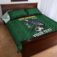 Custom Bolivia Football Quilt Bed Set 100th Anniversary Andean Condor Proud - Wonder Print Shop