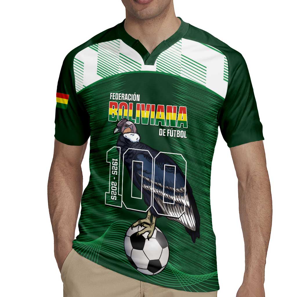 Custom Bolivia Football Rugby Jersey 100th Anniversary Andean Condor Proud - Wonder Print Shop