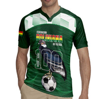 Custom Bolivia Football Rugby Jersey 100th Anniversary Andean Condor Proud - Wonder Print Shop