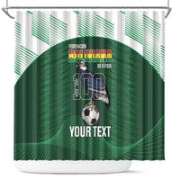 Custom Bolivia Football Shower Curtain 100th Anniversary Andean Condor Proud - Wonder Print Shop