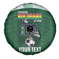 Custom Bolivia Football Spare Tire Cover 100th Anniversary Andean Condor Proud - Wonder Print Shop