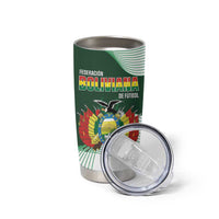 Custom Bolivia Football Tumbler Cup 100th Anniversary Andean Condor Proud - Wonder Print Shop