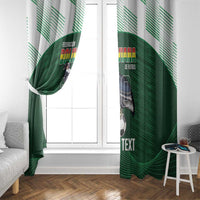 Custom Bolivia Football Window Curtain 100th Anniversary Andean Condor Proud - Wonder Print Shop