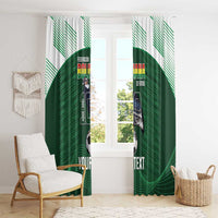 Custom Bolivia Football Window Curtain 100th Anniversary Andean Condor Proud - Wonder Print Shop