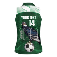 Custom Bolivia Football Women Sleeveless Polo Shirt 100th Anniversary Andean Condor Proud - Wonder Print Shop