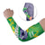 Custom Brazil Football Arm Sleeves Vamos Selecao Brushes Style - Wonder Print Shop