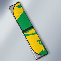 Custom Brazil Football Auto Sun Shade Vamos Selecao Brushes Style - Wonder Print Shop