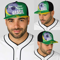 Brazil Football Baseball Net Cap Vamos Selecao Brushes Style