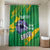 Custom Brazil Football Bathroom Set Vamos Selecao Brushes Style - Wonder Print Shop