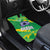 Custom Brazil Football Car Mats Vamos Selecao Brushes Style - Wonder Print Shop
