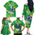 Custom Brazil Football Family Matching Off The Shoulder Long Sleeve Dress and Hawaiian Shirt Vamos Selecao Brushes Style - Wonder Print Shop